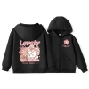 Áo Hoodie bé gái dây kéo, túi in thỏ - Thời trang trẻ em, giảm còn 250.000₫ 5
