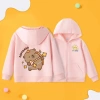Áo Hoodie bé gái dễ thương dây kéo trẻ em, túi và in hình capybara, giá 249.999₫ 2