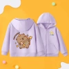 Áo Hoodie bé gái dễ thương dây kéo trẻ em, túi và in hình capybara, giá 249.999₫ 3