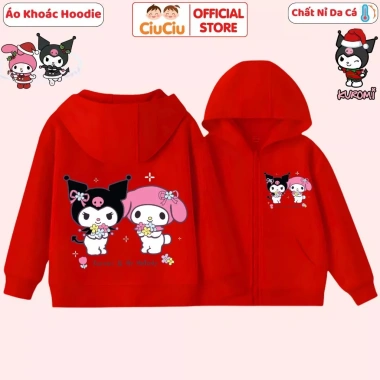Áo Hoodie Bé Gái Kuromi Nỉ Da Cá Dày Dặn Mềm Mịn Giữ Ấm - Giá 175k (Giảm từ 217k) 7