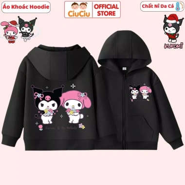 Áo Hoodie Bé Gái Kuromi Nỉ Da Cá Dày Dặn Mềm Mịn Giữ Ấm - Giá 175k (Giảm từ 217k) 8