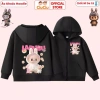 Áo Hoodie bé gái Labubu dễ thương, nỉ da cá mềm mại, giữ ấm, giảm còn 175k 8