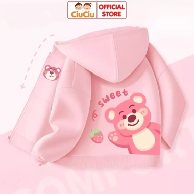 Áo Hoodie bé gái Labubu dễ thương, nỉ da cá mềm mại, giữ ấm, giảm còn 175k 9