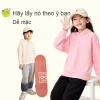 Áo Hoodie bé gái mũ trùm đầu thời trang đơn giản in hình thỏ - giảm giá 22% chỉ 226.800 VND 6