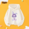 Áo Hoodie bé gái mũ trùm đầu thời trang đơn giản in hình thỏ - giảm giá 22% chỉ 226.800 VND 10
