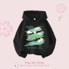 Áo hoodie bé gái mũ trùm đầu xanh lá cây Graffiti thời trang giảm 22% chỉ 226.800₫