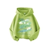 Áo hoodie bé gái mũ trùm đầu xanh lá cây Graffiti thời trang giảm 22% chỉ 226.800₫ 9