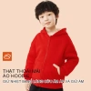 Áo Hoodie bé gái nỉ lông cừu trẻ em, thiết kế dễ thương, túi in Kuromi – 350.000₫ 2