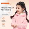 Áo Hoodie bé gái nỉ lông cừu trẻ em, thiết kế dễ thương, túi in Kuromi – 350.000₫ 3