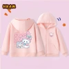 Áo Hoodie bé gái trẻ em, thời trang, túi tiện, in thỏ dễ thương, 250.000 VND