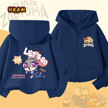 Áo Hoodie Bé Gái Zootopia In Judy Dây Kéo Túi Đa Năng Thời Trang Giá 250k 7
