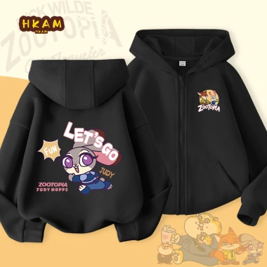 Áo Hoodie Bé Gái Zootopia In Judy Dây Kéo Túi Đa Năng Thời Trang Giá 250k 8