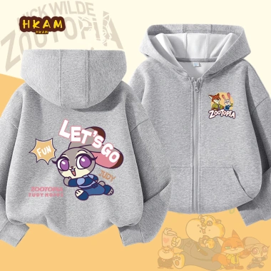Áo Hoodie Bé Gái Zootopia In Judy Dây Kéo Túi Đa Năng Thời Trang Giá 250k 10