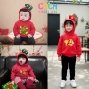 Áo hoodie bé mũ bánh chưng bánh tét pháo dưa hấu lì xì Đón Tết 2.026 cho 1‑9 tuổi