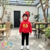 Áo hoodie bé mũ bánh chưng bánh tét pháo dưa hấu lì xì Đón Tết 2.026 cho 1‑9 tuổi 4