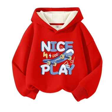 Áo Hoodie bé trai 2.024 mũ trùm đầu in hình ván trượt - Giá ưu đãi 226.800đ 9