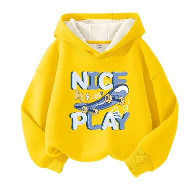 Áo Hoodie bé trai 2.024 mũ trùm đầu in hình ván trượt - Giá ưu đãi 226.800đ 10