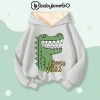Áo hoodie bé trai BabyloveGO Khủng Long nỉ hai da dày, ấm áp 1‑10 tuổi, giá 179k 8