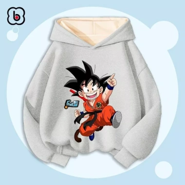 Áo hoodie bé trai BabyloveGO nỉ mũ in hình Dragon Ball 7 viên ngọc rồng Son Goku - Giá giảm 179k