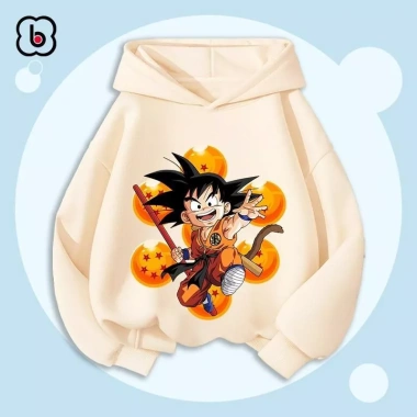 Áo hoodie bé trai BabyloveGO nỉ mũ in hình Dragon Ball 7 viên ngọc rồng Son Goku - Giá giảm 179k