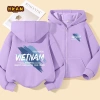 Áo Hoodie Bé Trai Dây Kéo Lót Lông Cừu Mùa Thu Đông - Khoác Có Túi Giá Ưu Đãi 345.600 9