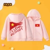 Áo Hoodie Bé Trai Dây Kéo Thoáng Khí, Thoải Mái, Túi In Cờ Việt Nam - 250.000đ 2