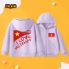 Áo Hoodie Bé Trai Dây Kéo Thoáng Khí, Thoải Mái, Túi In Cờ Việt Nam - 250.000đ 5