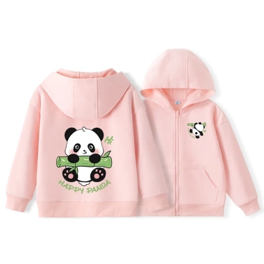 Áo Hoodie bé trai dây kéo thời trang, túi tiện, in hình gấu trúc - Giá chỉ 250.000₫ 3