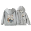 Áo Hoodie Bé Trai Dây Kéo Trẻ Em - Đơn Giản Thời Trang, Túi Đựng & In Xe Hơi 8
