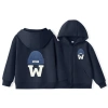 Áo Hoodie Bé Trai Form Rộng, Mũ Trùm, Zip, Nỉ Bông Cotton Ấm Áp - Giá 182.507₫ 2