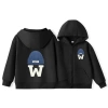 Áo Hoodie Bé Trai Form Rộng, Mũ Trùm, Zip, Nỉ Bông Cotton Ấm Áp - Giá 182.507₫ 3