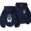 Áo Hoodie Bé Trai Form Rộng, Mũ Trùm, Zip, Nỉ Bông Cotton Ấm Áp - Giá 182.507₫ 8