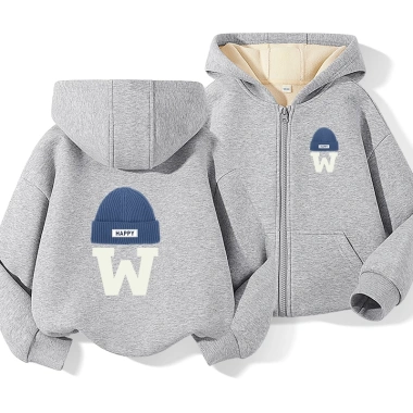 Áo Hoodie Bé Trai Form Rộng, Mũ Trùm, Zip, Nỉ Bông Cotton Ấm Áp - Giá 182.507₫ 10