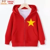 Áo Hoodie Bé Trai Gái Hình Tôi Yêu Việt Nam CIUCIU KID Nỉ Da Cá Mềm Mịn Giữ Ấm 6