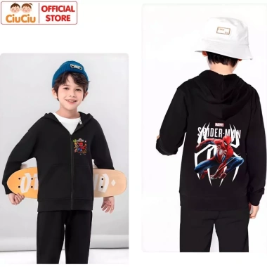 Áo Hoodie Bé Trai Spiderman CIUCIU KID Nỉ Da Cá Mềm Mịn Giữ Ấm - Giá 175k, giảm từ 227.5k