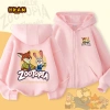 Áo Hoodie Bé Trai Trẻ Em Dây Kéo Đơn Giản Có Túi In Zootopia - Giá 250.000đ 7