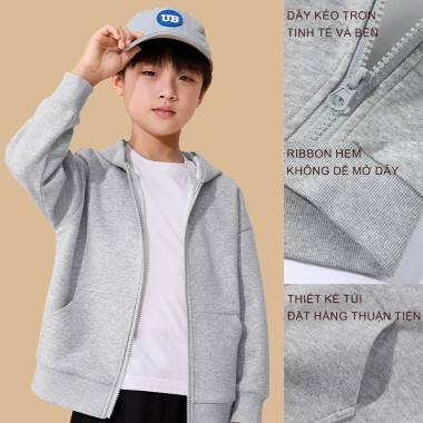 Áo Hoodie Bé Trai Zootopia Dây Kéo Túi Đơn Giản Thời Trang - 250.000đ (310.000đ) 5