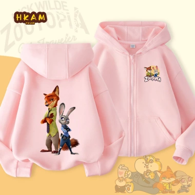 Áo Hoodie Bé Trai Zootopia Dây Kéo Túi Đơn Giản Thời Trang - 250.000đ (310.000đ) 7
