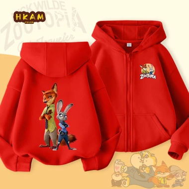 Áo Hoodie Bé Trai Zootopia Dây Kéo Túi Đơn Giản Thời Trang - 250.000đ (310.000đ) 10