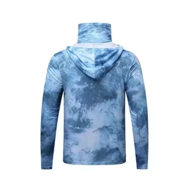 Áo hoodie câu cá ngoài trời có nắp che mặt, chống nắng, thoải mái - 151.200₫ 3