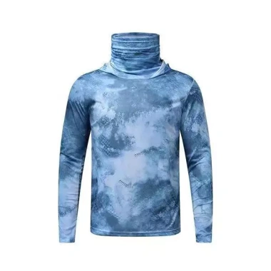 Áo hoodie câu cá ngoài trời có nắp che mặt, chống nắng, thoải mái - 151.200₫ 4