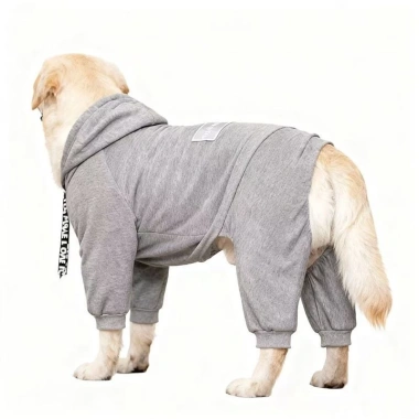 Áo hoodie chó lớn 4 chân thoáng khí, chống rụng lông, dễ mặc cho Golden, Border Collie, Labrador, Husky – Dạo phố thu đông, giá ưu đãi 449.092₫