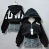 Áo Hoodie Croptop Nữ NO1 Form Rộng, Nỉ Dày Dặn, Streetwear Cá Tính - 175.500 VND