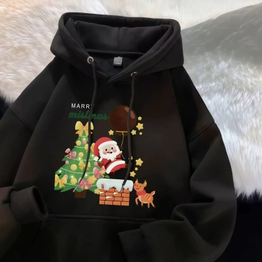 Áo Hoodie Giáng Sinh Unisex Ông Noel & Hươu Nai - Cute Trendy RTOML Giá 99k