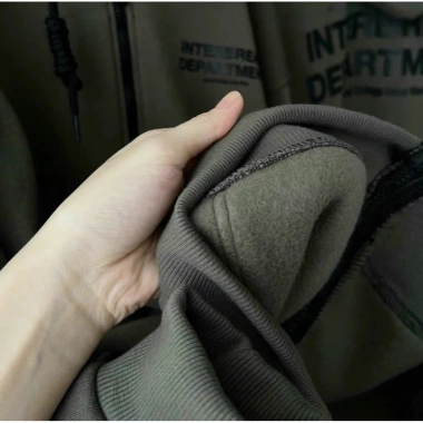 Áo Hoodie Khoá Kéo Interbreak Department Unisex Form Rộng Nỉ Bông Dày Mịn Dễ Phối Đồ Đi Học Đi Chơi Giá 155.200₫