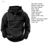 Áo hoodie nam dáng rộng, túi nửa dây kéo, thời trang thu đông - giảm 16% 3