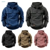 Áo hoodie nam dáng rộng, túi nửa dây kéo, thời trang thu đông - giảm 16% 6
