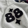 Áo Hoodie Nam Nữ Boxy Chất Nỉ Dày, Nút Bấm Cổ, Thêu Dập Số Nổi Bật - Giá 198.850 VND 2