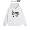 Áo Hoodie Nam Nữ Dáng Rộng Nỉ Bông 350GSM 100% Cotton Xám Tiêu RTOML Giá 69k 8