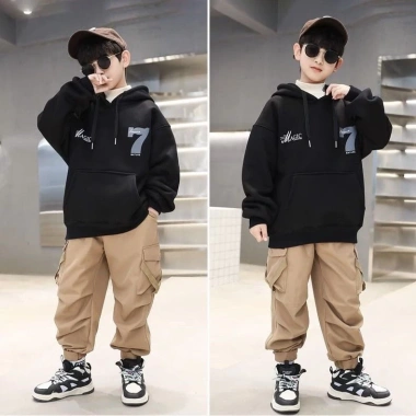 Áo hoodie nam WUKONG áo khoác nỉ bông thu đông cho bé trai 6-14 tuổi size 18-52kg giá 85k 11
